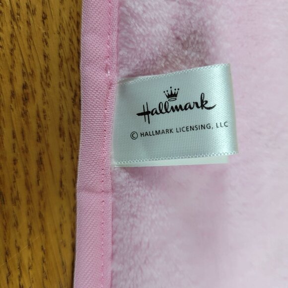 Hallmark Elephant Lovey Security Blanket Pink Plush "Never Forget You Are Loved" - Picture 3 of 7